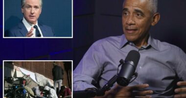 Obama blasts LA homeless âatrocityâ in jab at Gavin Newsom